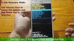 Samsung Galaxy J2 Pro Recovery Mode and Download Mode