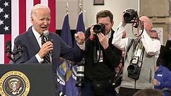 Biden reacts to US soccer team win at World Cup