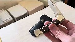 Buck 110 Folding Hunter Wooden Pocket Knife Knives Review