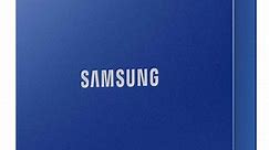 Samsung 2TB T7 USB 3.2 Blue Portable SSD - MU-PC2T0H/AM