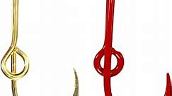BT Outdoors Eagle Claw Hat Fish Hook Set of Two Hat Hook pins Red Fish Hook Hat Pin and Gold Fish Hook Hat Pin