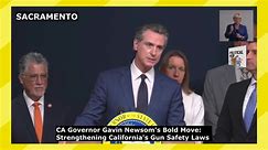US Hub - CA Governor Gavin Newsom signed new gun safety...