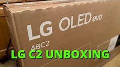 LG C2 OLED TV Unboxing - First Look and Setup