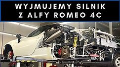 Alfa Romeo 4C Engine Removal