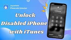 How to Unlock iPhone with iTunes | Joyoshare iPasscode Unlocker