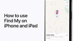 How to use Find My on iPhone, iPad, and iPod touch — Apple Support