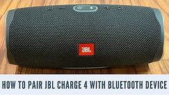 How to Pair JBL Charge 4 with Bluetooth Device