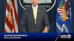 Dept. of Justice news conference on alleged Russian meddling in US elections