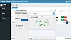 Online Biometric Fingerprints Employee Attendance System in PHP MySQL and VB.NET Source Code