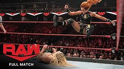 FULL MATCH - Becky Lynch vs. Charlotte Flair: Raw, October 14, 2019