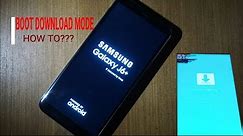 Samsung Galaxy J6 Plus Download mode