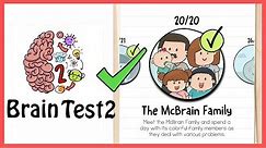Brain Test 2 Tricky Stories The McBrain Family All Levels 1-20 Solution Walkthrough