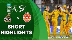 Short Highlights | Peshawar Zalmi vs Islamabad United | Match 33 | HBL PSL 9 | M1Z2U