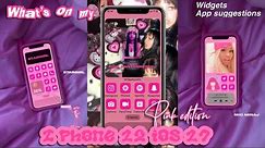 ||WHATS ON MY I PHONE 12📲||*𝐩𝐢𝐧𝐤 𝐞𝐝𝐢𝐭𝐢𝐨𝐧*||app suggestions★widgets★||