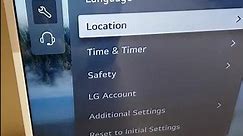 How to reset 2024 LG TVs