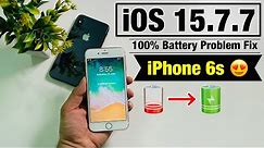 iOS 15.7.7 Battery Review on iPhone 6s || Automatic Battery Drain Fix || iPhone 6s Battery Test