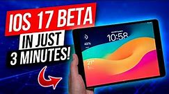 How to Install iPadOS 17 Developer Beta in 3 Minutes
