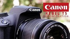 Canon T5 Demonstration & Basic Photography TIPS and TRICKS