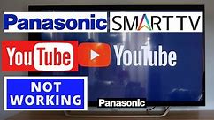 How to Fix YouTube Not Working on Panasonic Smart TV | Youtube Stopped working on Panasonic TV