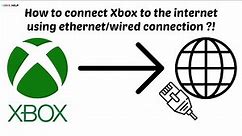 How to connect your XBOX to the internet using ETHERNET/ WIRED connection !! (XBOX ONE X/S)