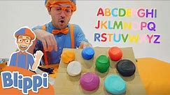 Blippi Learns Colors & Letters For Kids With Clay | Educational Videos For Kids