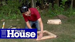 How to Build a Planter Bench | This Old House