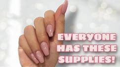 How to Make Fake Nails With Home Supplies easy/fast NO GLUE NEEDED!
