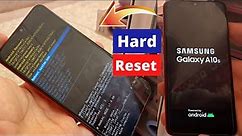 Samsung Galaxy A10S Hard Reset (Without PC) 2024