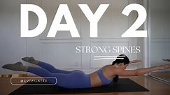 DAY 2 - STRONG SPINES