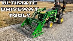 Land Leveler & Driveway Maintainer for Compact Tractors!