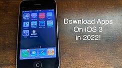 How to Install Apps on iOS 3 in 2022