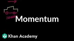 Introduction to momentum | Impacts and linear momentum | Physics | Khan Academy