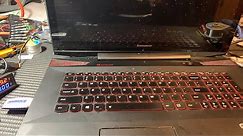 How to enter BIOS Lenovo Y70 laptop change Boot USB