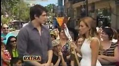Crooked Arrows Star Brandon Routh Interview on Extra!