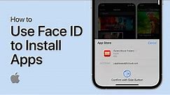 How To Use Face ID to Install Apps from App Store - Enable Face ID Tutorial