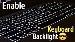 How To Enable Keyboard Light On Laptop