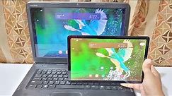 How to Connect Tablet to Laptop | Share Tablet Screen on Laptop