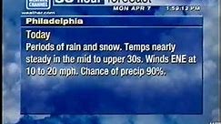 Weather Channel local forecast - 2003