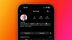 There's a fake Tim Cook account on Instagram