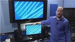 How to Measure & Clean an HDTV : How to Clean a Flat Panel TV Monitor Screen