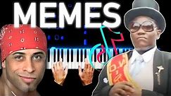 MEMES COMPILATION ON PIANO