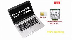 How to install Sim Card In Laptop | How To Insert Sim Card In Laptop | Use Sim Card in HP Laptop