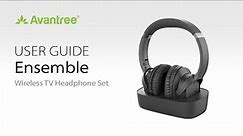 Amazon Best Seller Wireless TV Headphones - Avantree Ensemble Step-by-Step Setup Guide