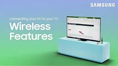 How to wirelessly connect a PC to your TV or Smart Monitor for work | Samsung US