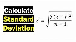 How To Calculate The Standard Deviation - Clearly Explained!