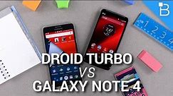 Galaxy Note 4 vs DROID Turbo: A Big Screen Against a Big Battery