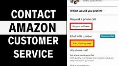How to Contact Amazon Customer Service (LATEST GUIDE)