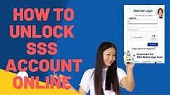 EASY STEPS TO RESET LOCKED SSS ACCOUNT ONLINE|HOW TO UNLOCK SSS ACCOUNT|SSS LOCKED ACCOUNT