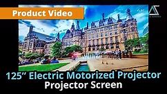 Create Your Own Movie Theater at Home with AKIA Screens 125” Electric Motorized Projector Screen