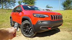 2019 Jeep Cherokee Trailhawk Elite: Start Up, Test Drive, Walkaround and Review